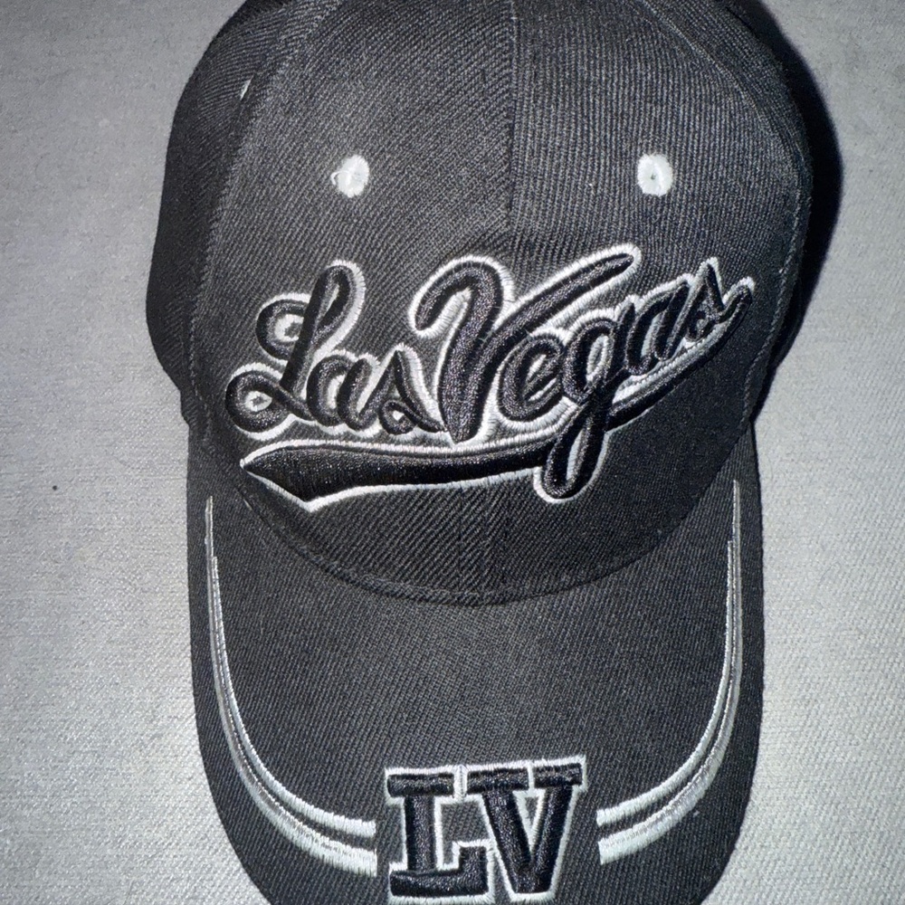 Black Las Vegas Cap unisex free size